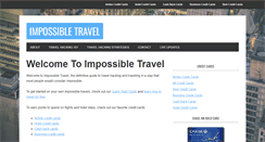 Desktop Screenshot of impossibletravel.com